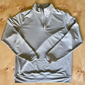 Peter Millar Grey Quarter Zip